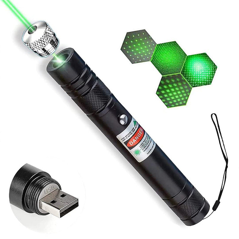 🔥 Lampe torche laser magique haute puissance rechargeable