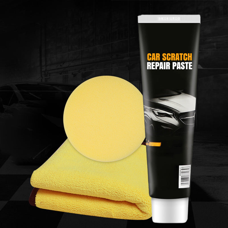 Pâte réparatrice pour rayures de voiture – Élimine les rayures légères en quelques secondes, convient à toutes les peintures ! ✨