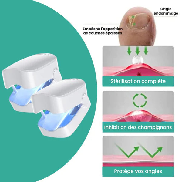 Appareil laser de classe I à usage domestique pour le traitement des mycoses des ongles des mains et des pieds et l'élimination de l'onychomycose