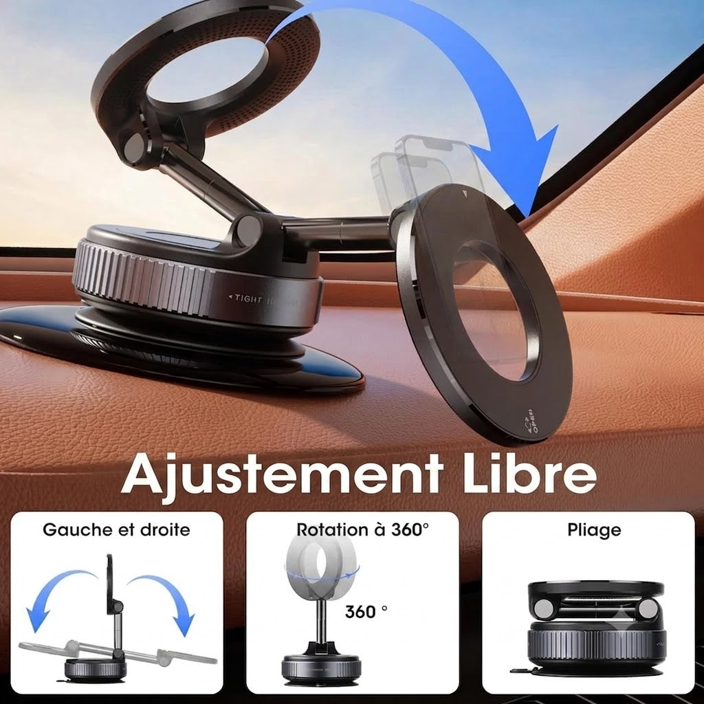 🔥Support Téléphone Magique Magnétique Rotation 360°