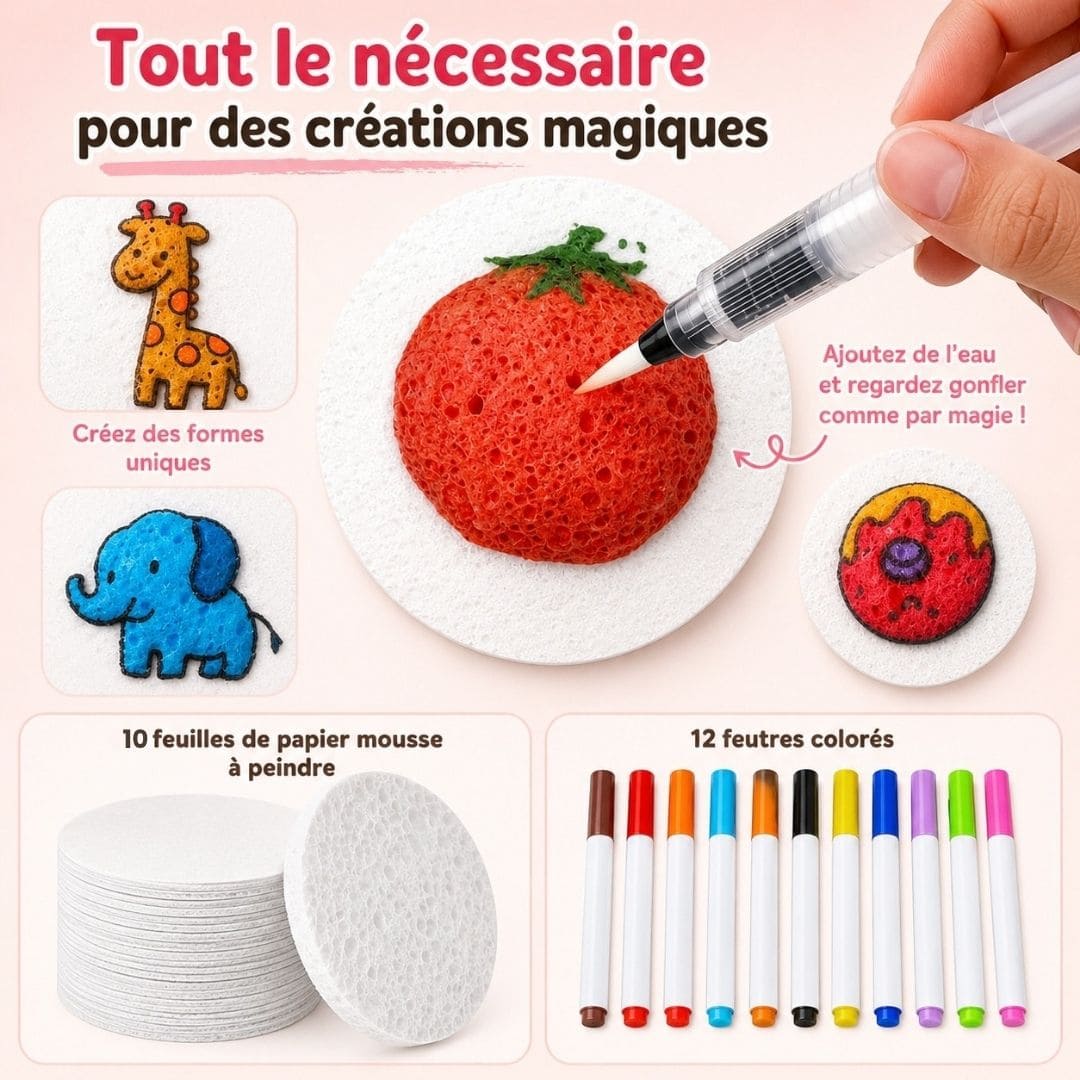 Papier magique 3D – Le dessin qui occupe les enfants loin des écrans