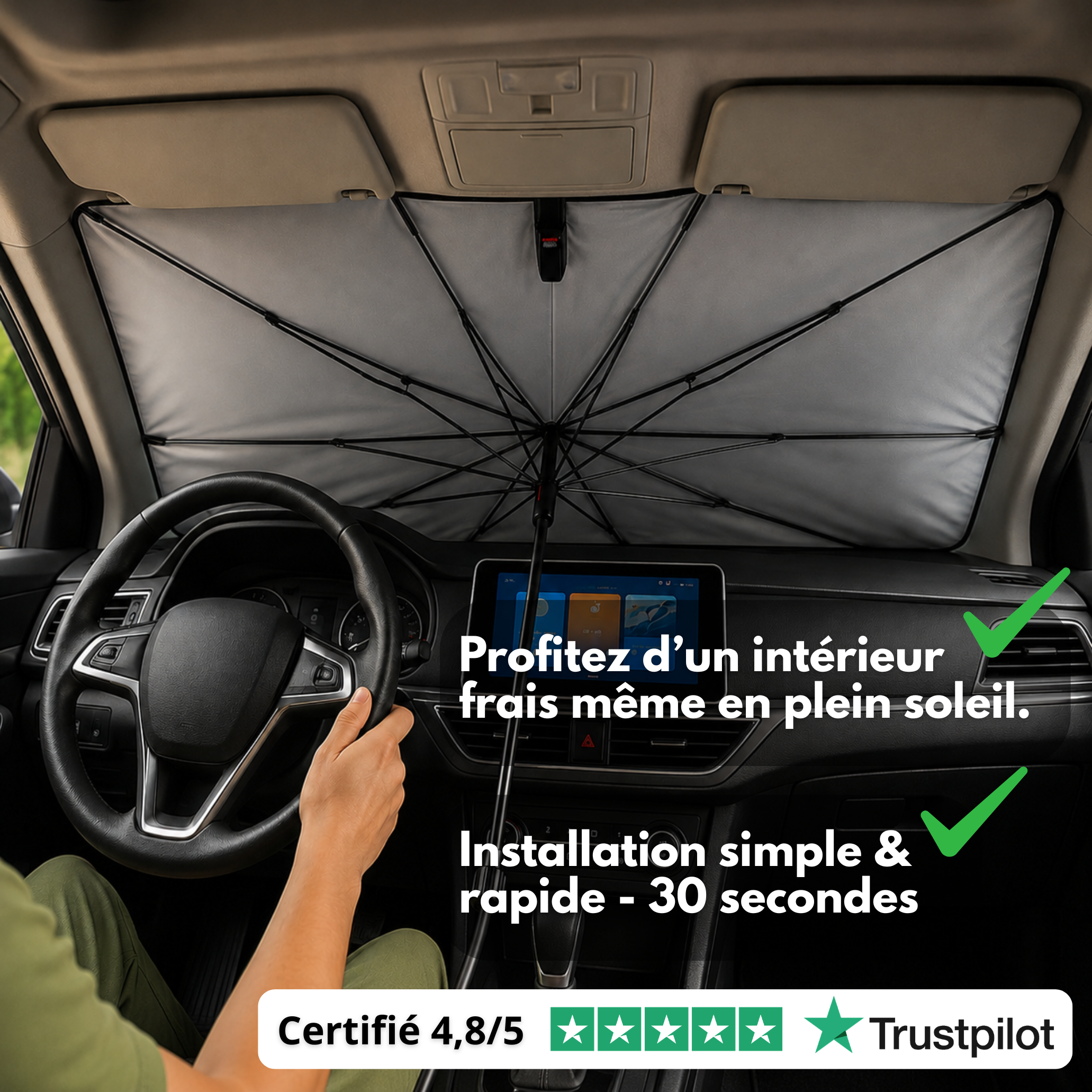 Pare-Soleil Avant Anti-Chaleur UVX 26 PRO™