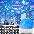 💜Projecteur Magique nocturne pour enfants avec 15 jeux de diapositives
