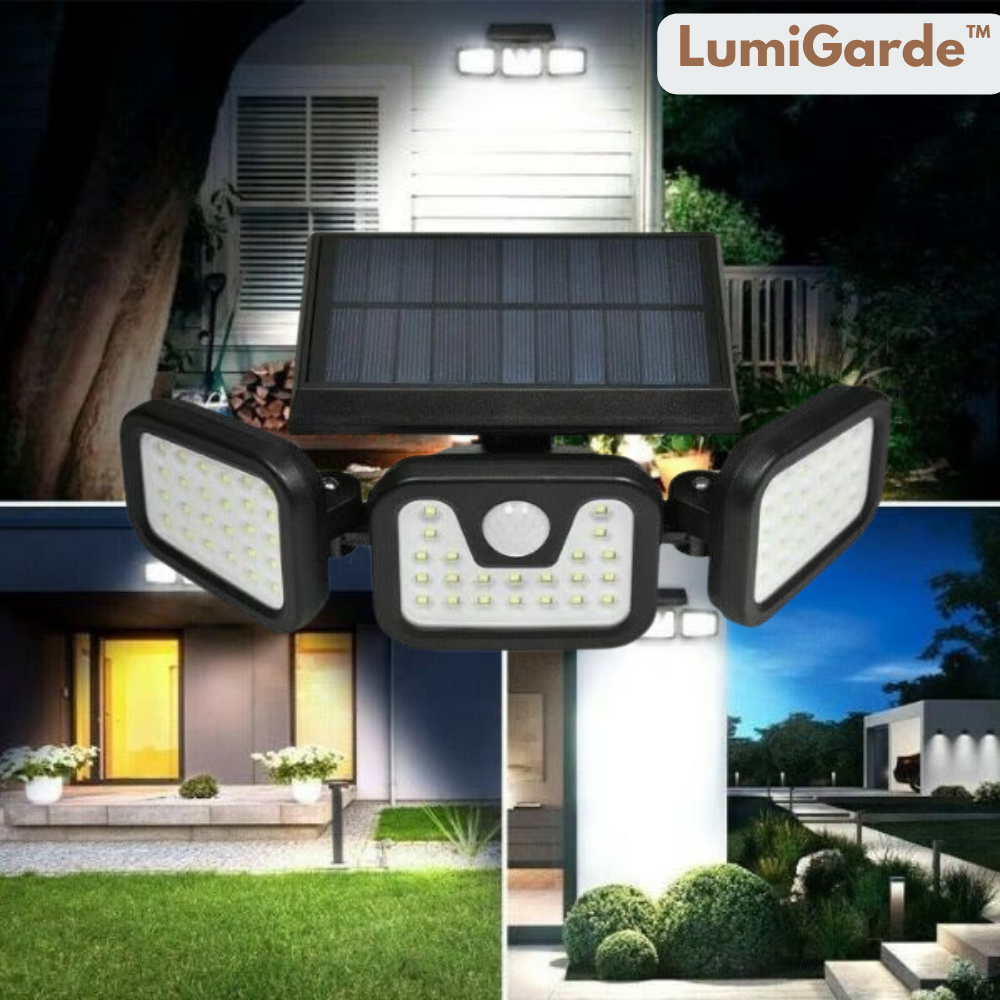 LumiGarde™ | Lampe murale Magique à LED solaire - Éclairez et sentez-vous en sécurité chez vous