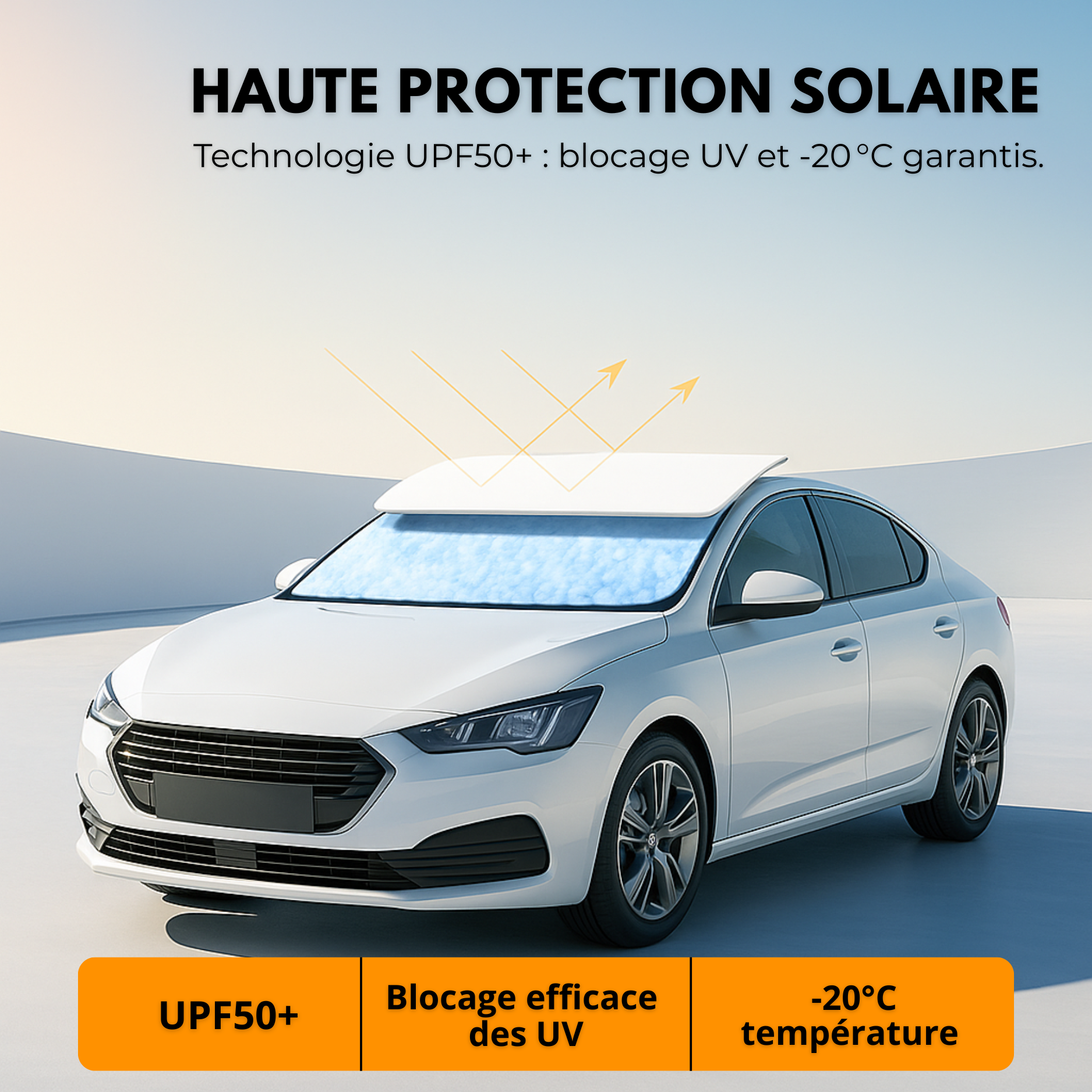 Pare-Soleil Avant Anti-Chaleur UVX 26 PRO™