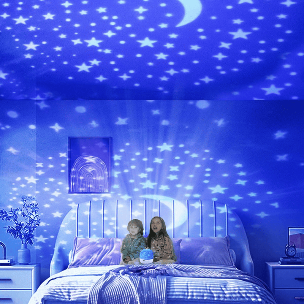 💜Projecteur Magique nocturne pour enfants avec 15 jeux de diapositives