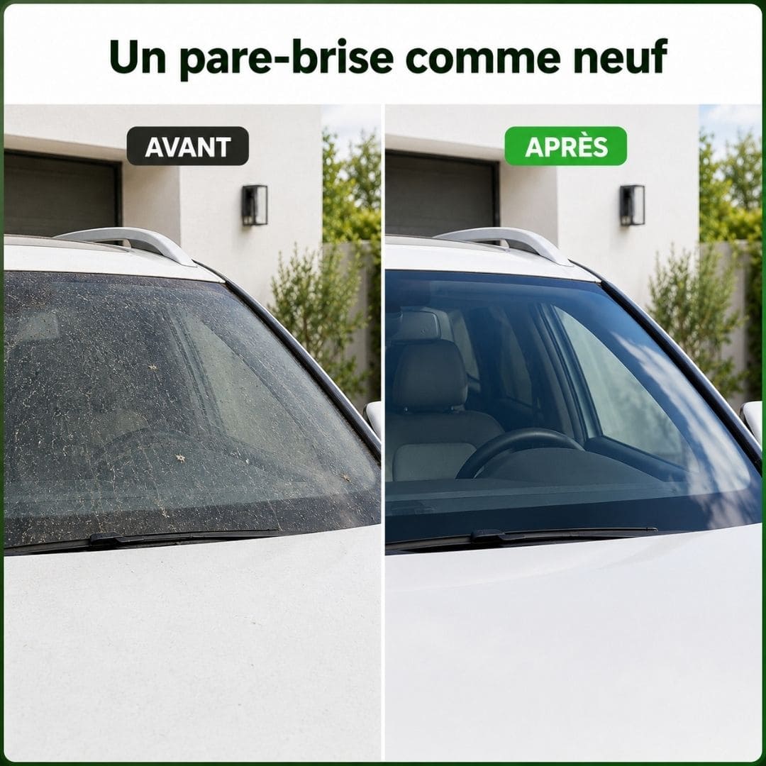 Nettoyeur pare-brise en microfibes Magique – Lave sans laisser de traces