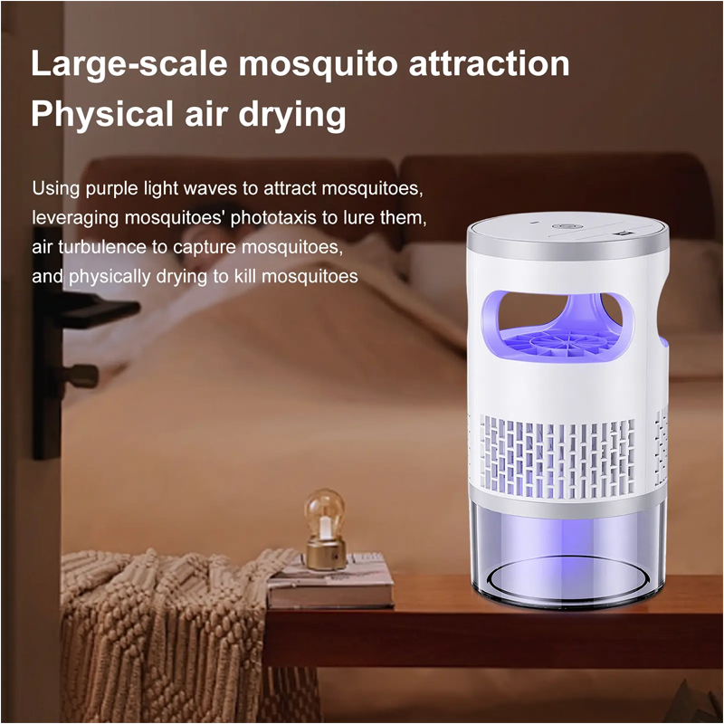 💡 Appareil Magique Anti-Insectes LED d'Intérieur – Capture Physique, Silencieux & Veilleuse ✨