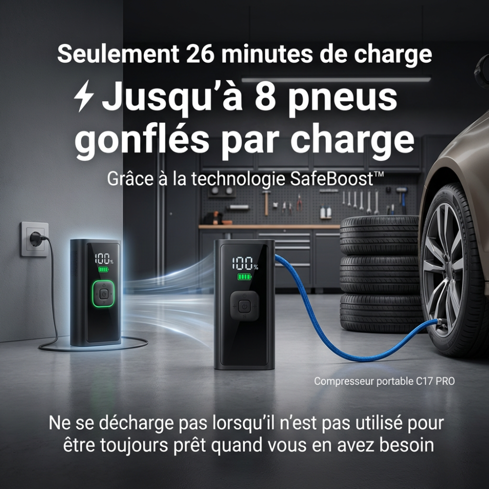 Compresseur Magique d’Air Professionnel et Intelligent Sans Fil