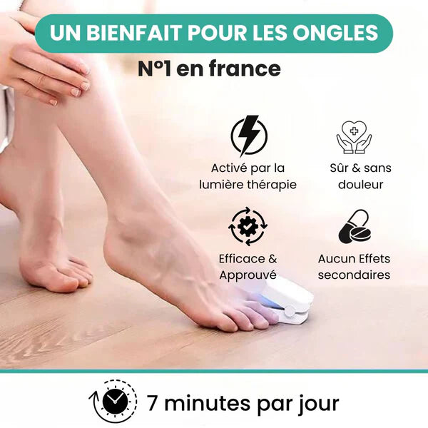 Appareil laser de classe I à usage domestique pour le traitement des mycoses des ongles des mains et des pieds et l'élimination de l'onychomycose