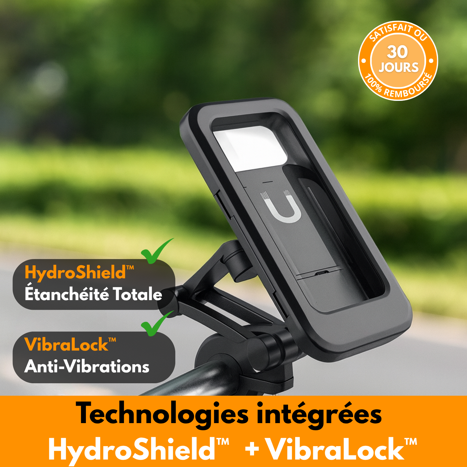 Support Téléphone Magique 360° Ultra-Stable & Étanche