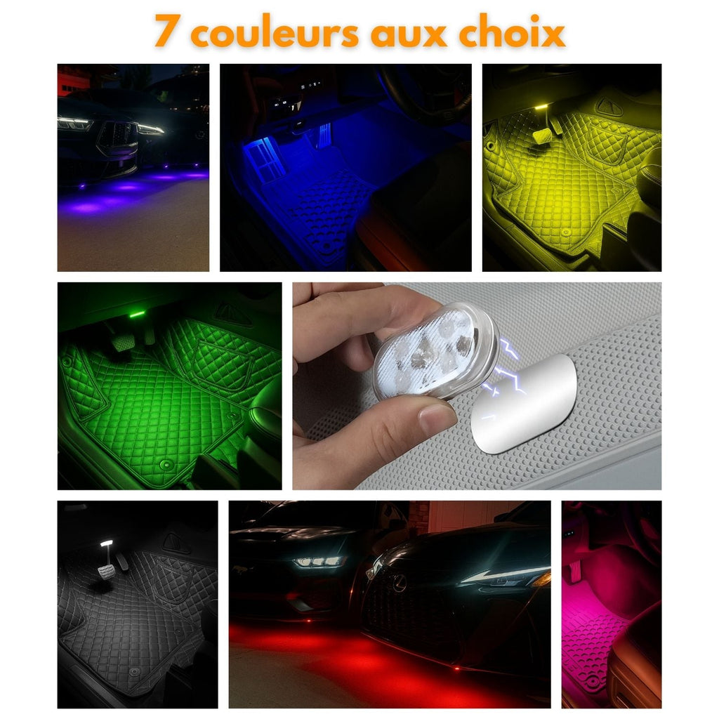 Lampe LED Magique™ – Transformez l’ambiance de votre voiture en un instant