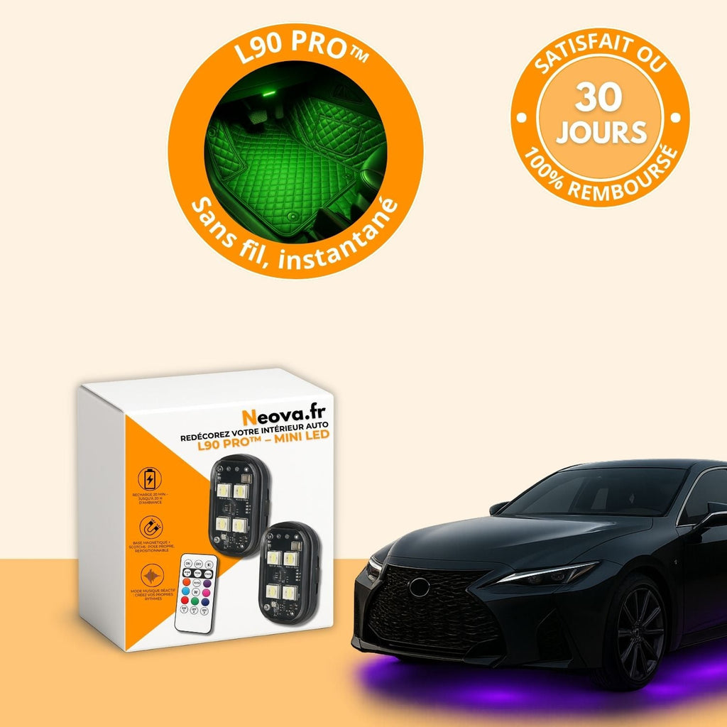 Lampe LED Magique™ – Transformez l’ambiance de votre voiture en un instant