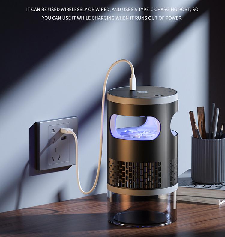 💡 Appareil Magique Anti-Insectes LED d'Intérieur – Capture Physique, Silencieux & Veilleuse ✨