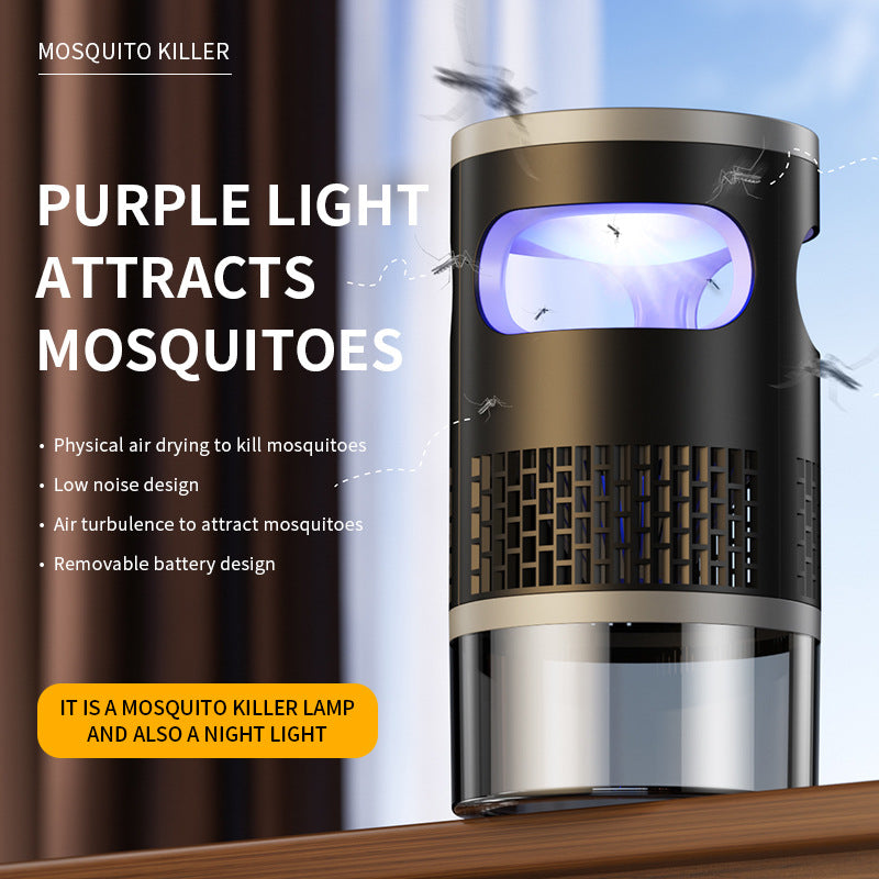 💡 Appareil Magique Anti-Insectes LED d'Intérieur – Capture Physique, Silencieux & Veilleuse ✨