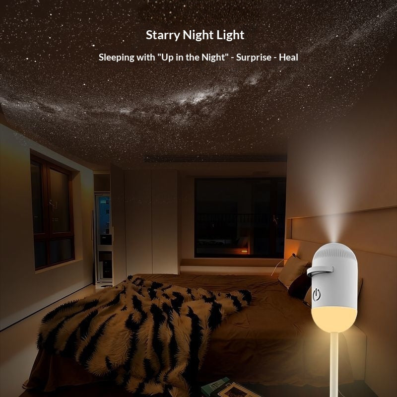 Projecteur Magique galaxie 2 en 1 USB Lumière d'Ambiance LED