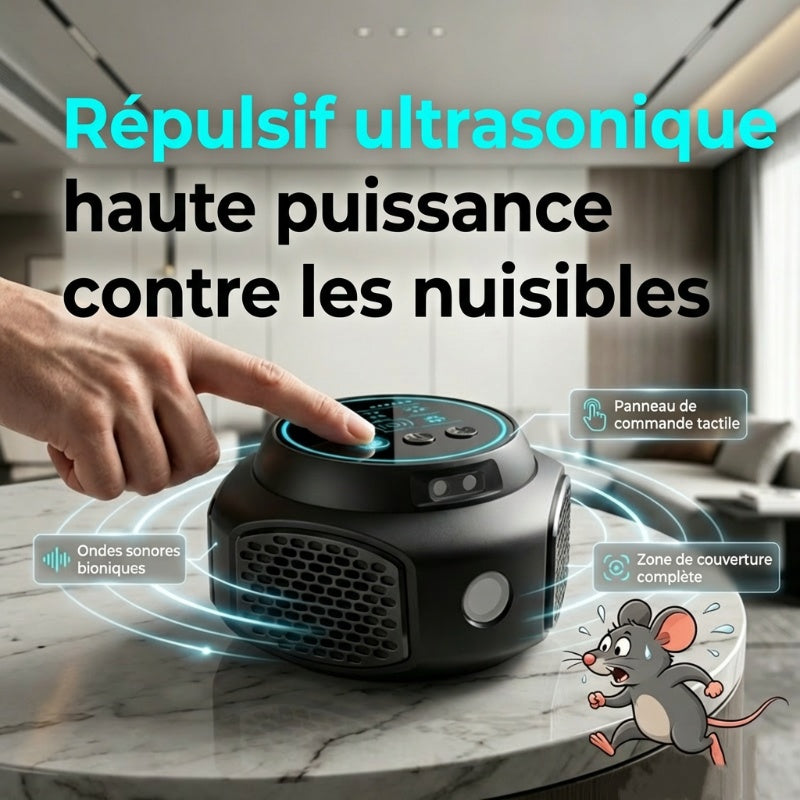 Répulsif Magique antiparasitaire à ultrasons haute puissance
