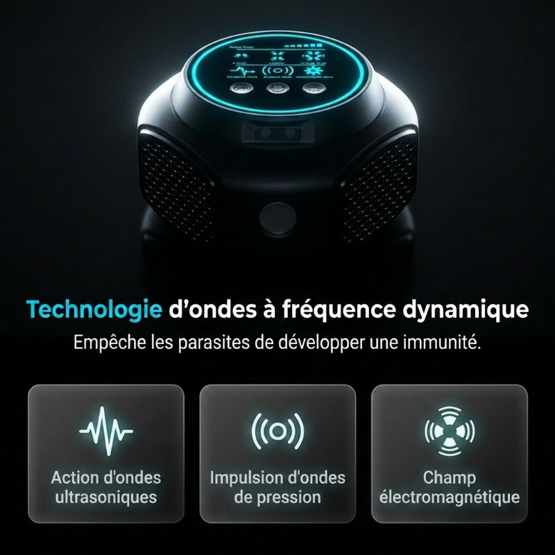 Répulsif Magique antiparasitaire à ultrasons haute puissance