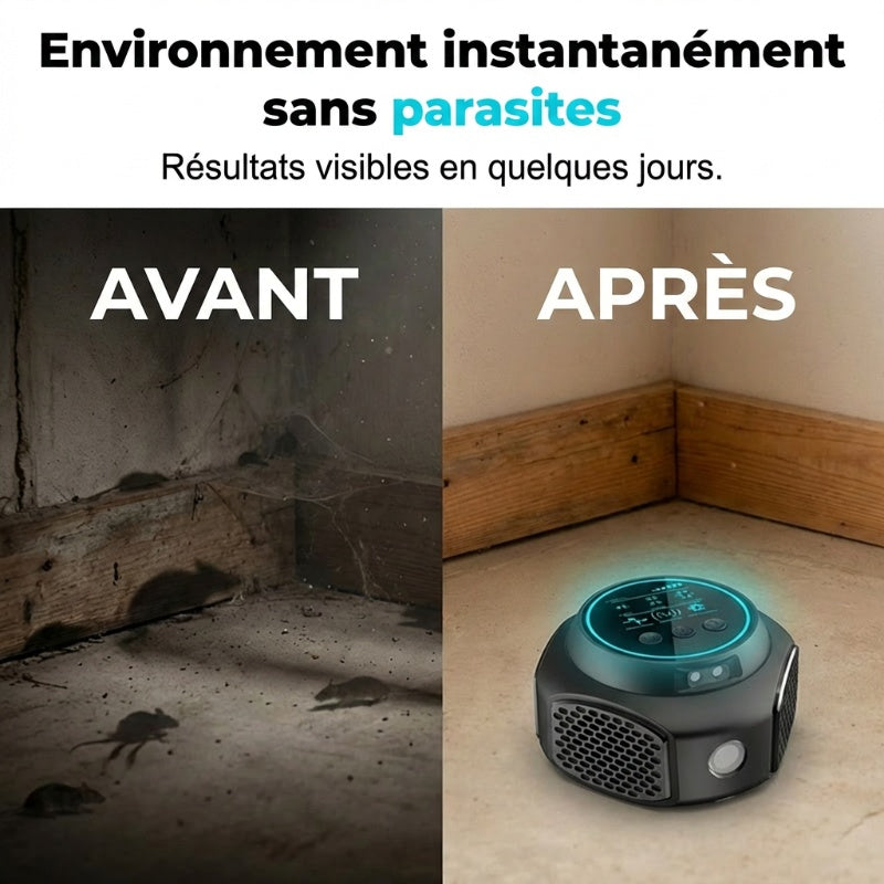 Répulsif Magique antiparasitaire à ultrasons haute puissance
