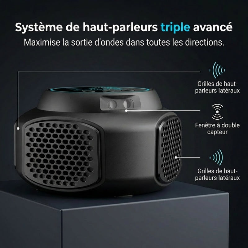 Répulsif Magique antiparasitaire à ultrasons haute puissance