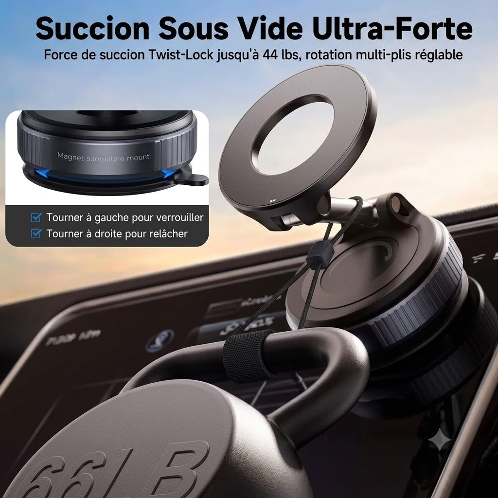 🔥Support Téléphone Magique Magnétique Rotation 360°