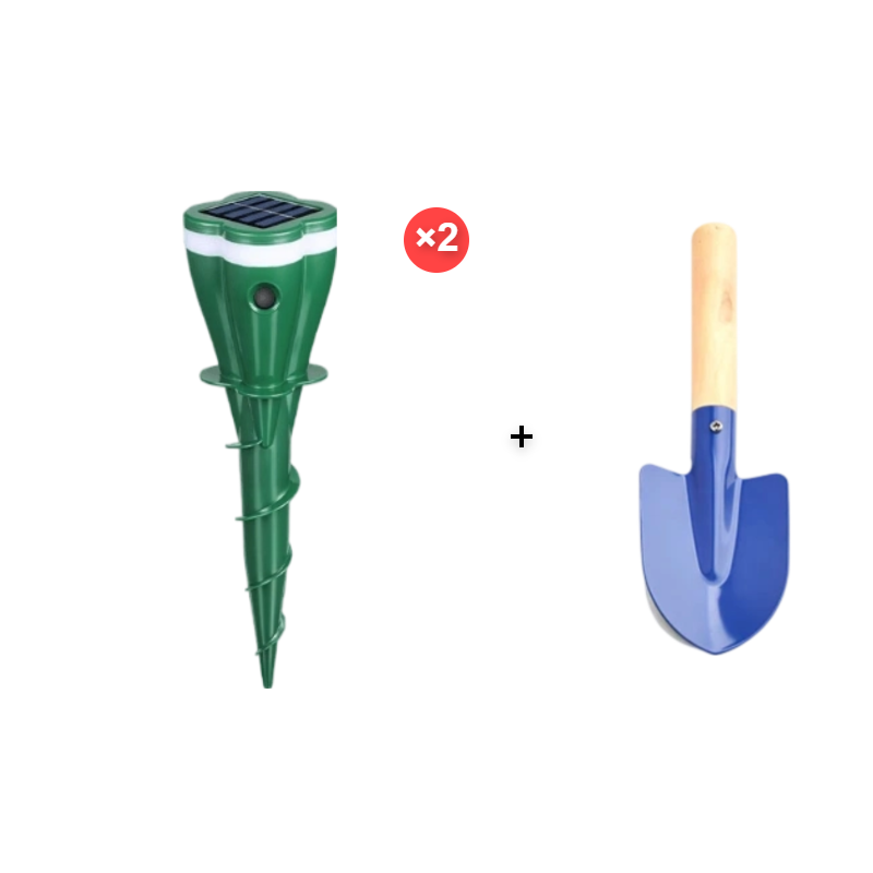 🌸Soldes de printemps : 57 % de réduction☘️Répulsif anti-taupes à vis, étanche et à énergie solaire, pour l'extérieur