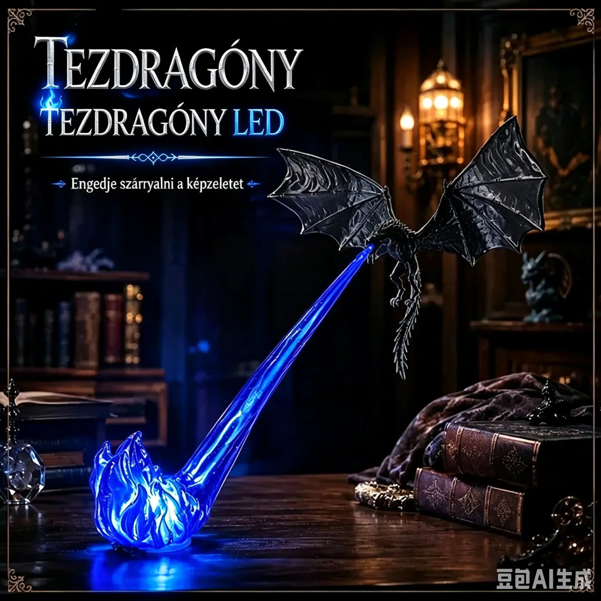🐉🔥 Dragon Magique cracheur de feu
