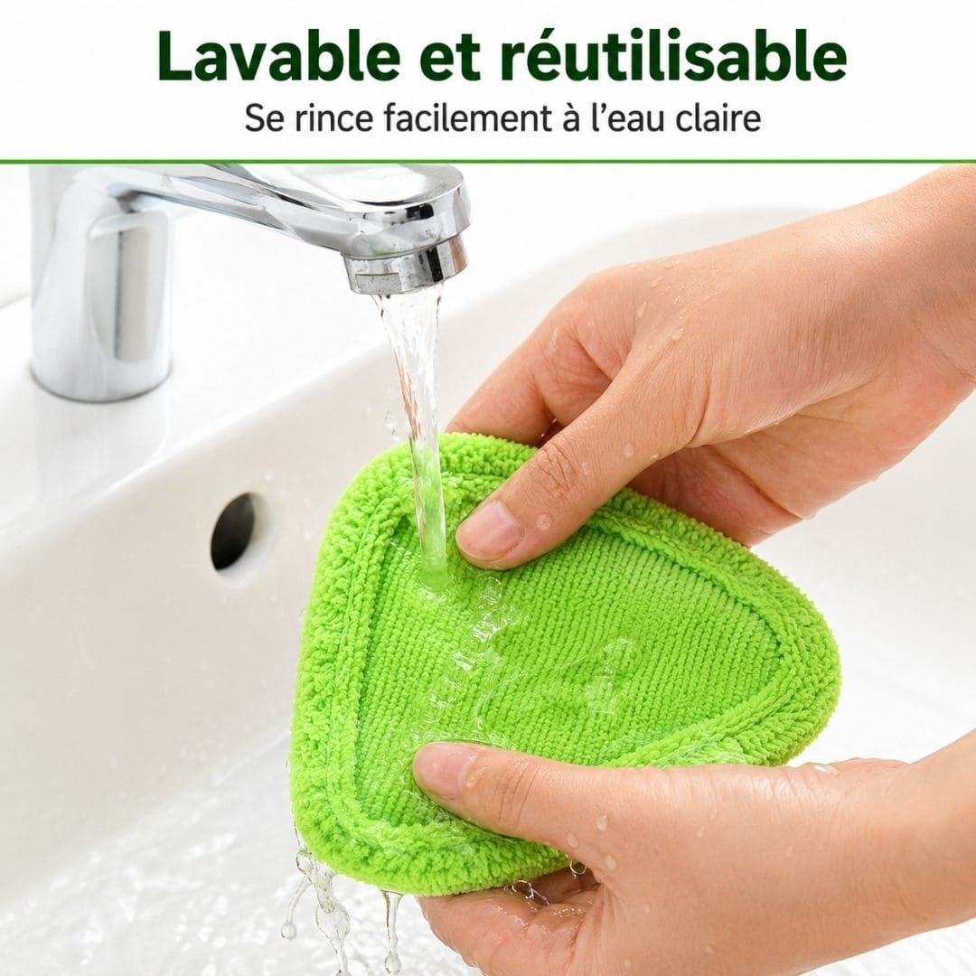 Nettoyeur pare-brise en microfibes Magique – Lave sans laisser de traces