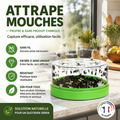 🌿💚 Piège anti-mouches écologique | Fonctionne sans énergie, lavable et réutilisable longue durée sans produit toxique ✅
