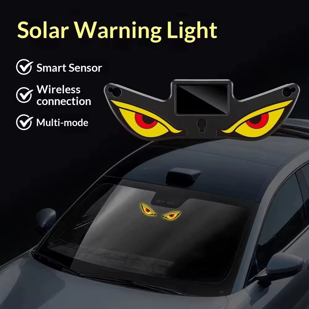 Feu Magique d'avertissement LED « Œil du diable » à énergie solaire