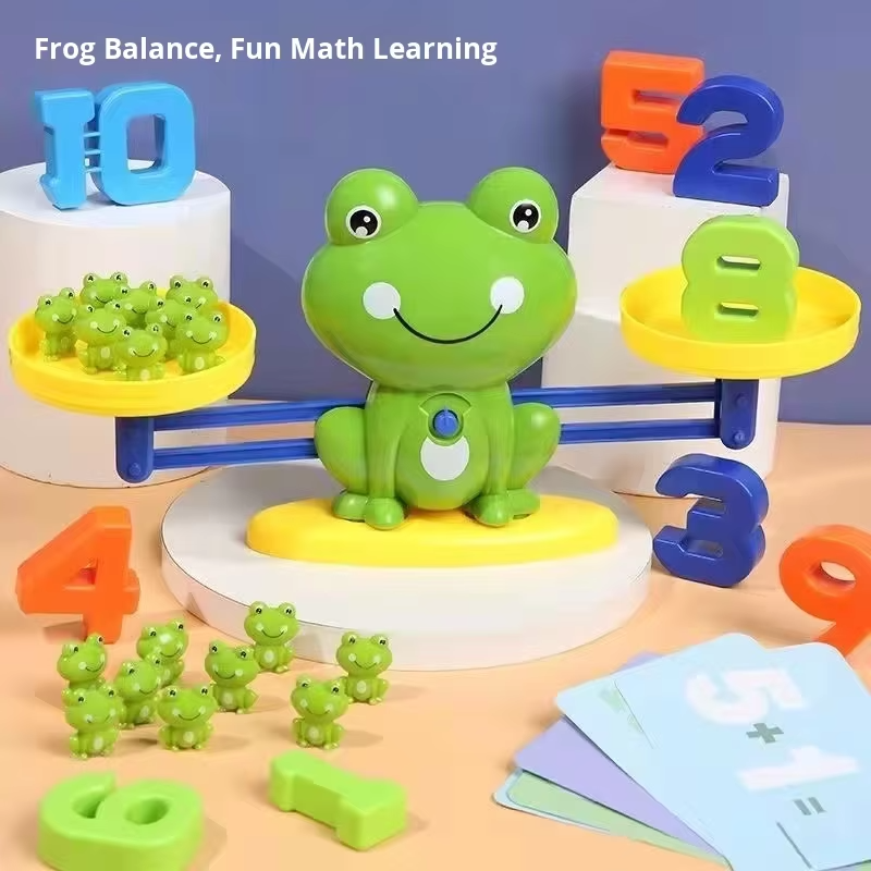 Jouet Magique grenouille balance de comptage âge préscolaire