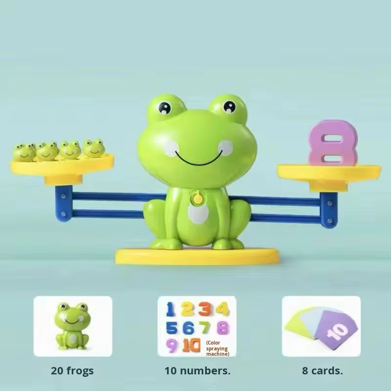 Jouet Magique grenouille balance de comptage âge préscolaire