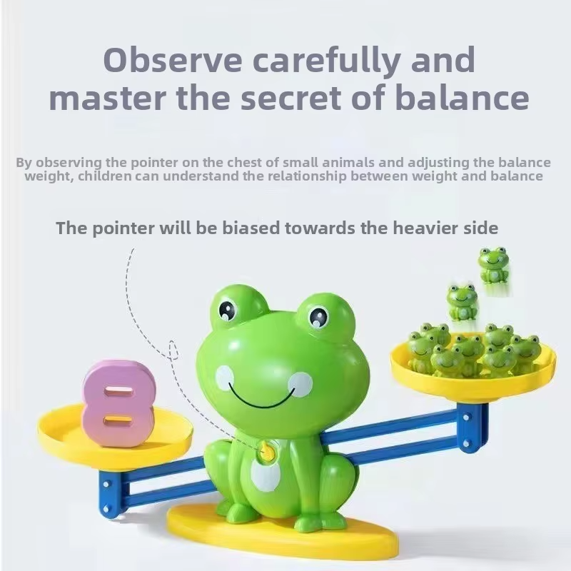 Jouet Magique grenouille balance de comptage âge préscolaire
