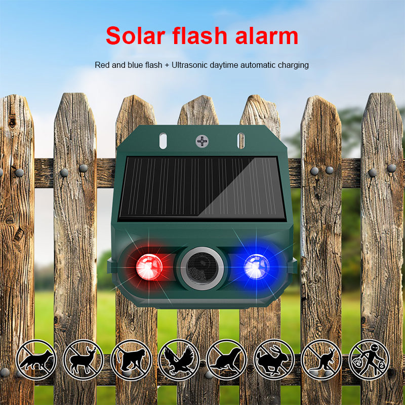 RÉPULSIF ANIMAL SOLAIRE À ULTRASONS MAGIQUES