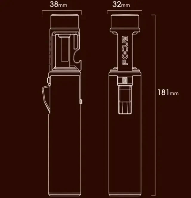 IgniForce™ | Briquet Magique - Allumez tout en une seconde avec puissance et précision