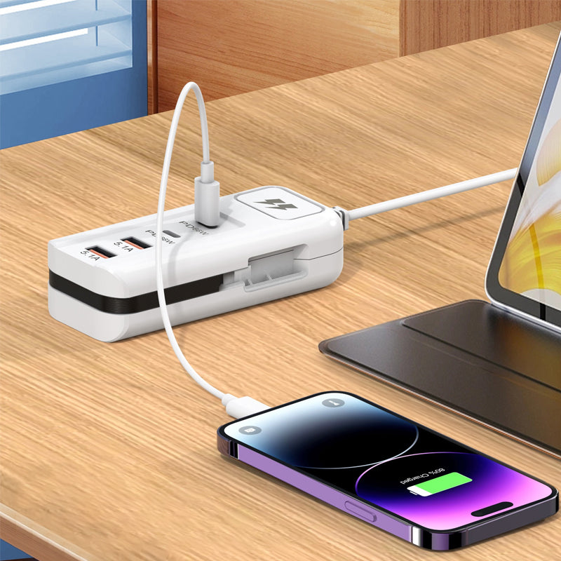 🔈🔈Nouveauté 2026🔥Prise de charge rapide multifonctionnelle - 2PD + 2USB