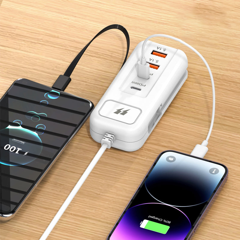 🔈🔈Nouveauté 2026🔥Prise de charge rapide multifonctionnelle - 2PD + 2USB