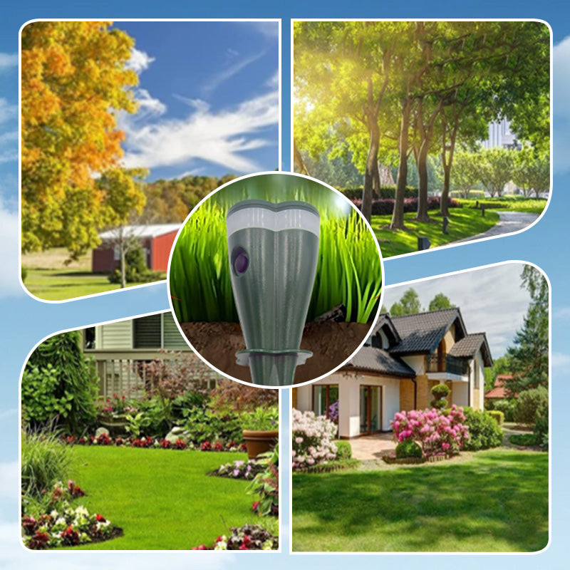 🌸Soldes de printemps : 57 % de réduction☘️Répulsif anti-taupes à vis, étanche et à énergie solaire, pour l'extérieur