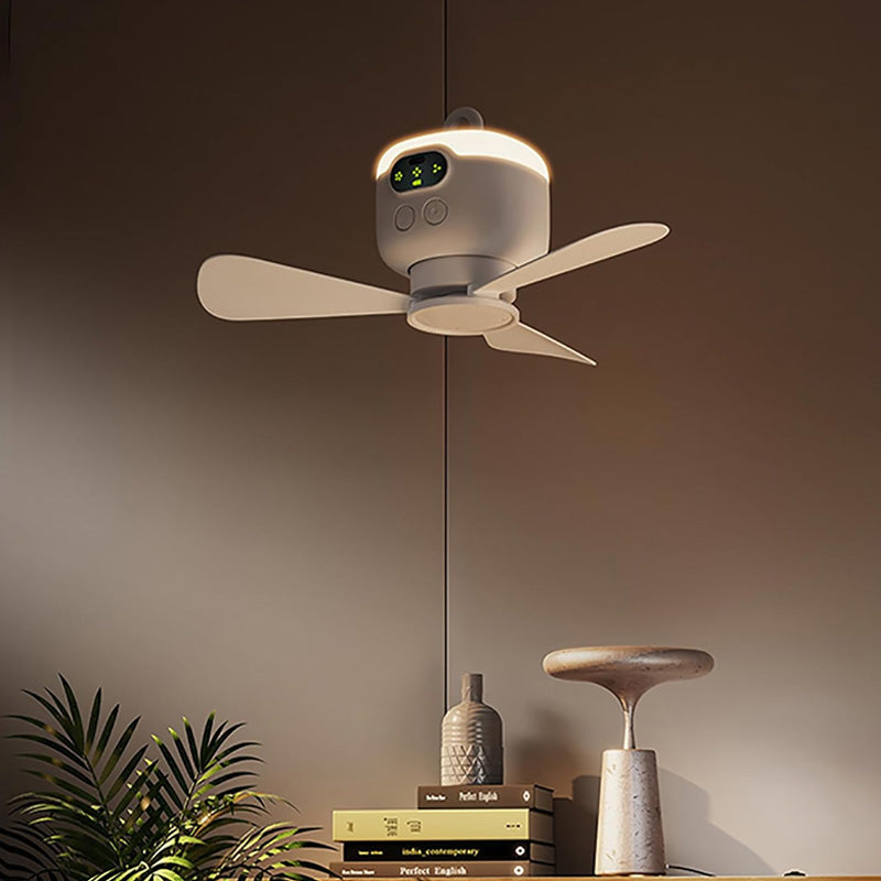 ✨Ventilateur Magique de plafond rechargeable avec éclairage LED ! 🌬️