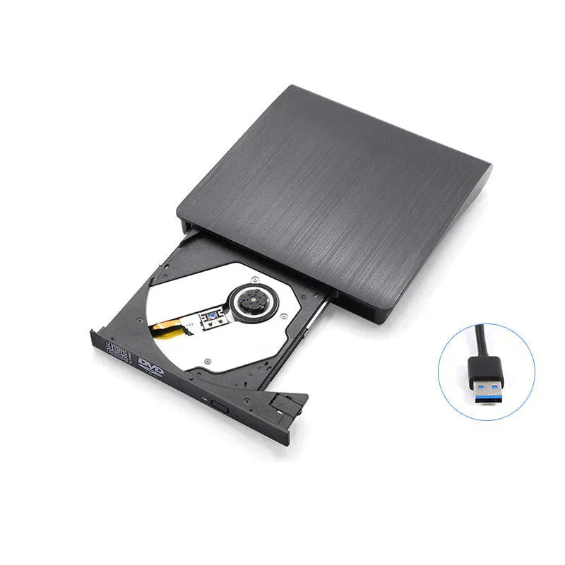 💿💻 Lecteur CD/DVD Externe – Plug & Play, Portable & Compatible Mac/Windows