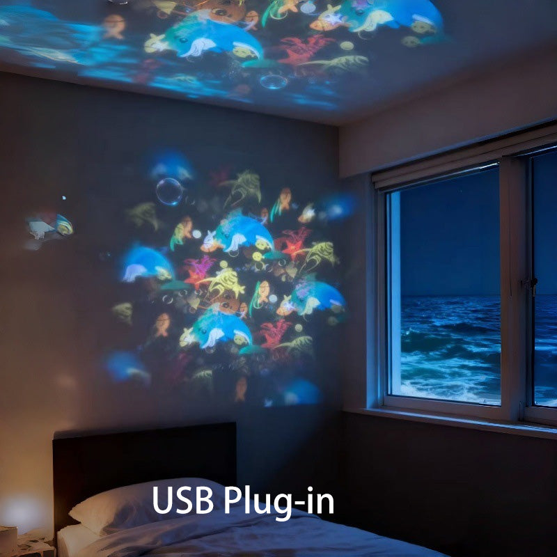 Projecteur Magique LED rotatif à effet dynamique