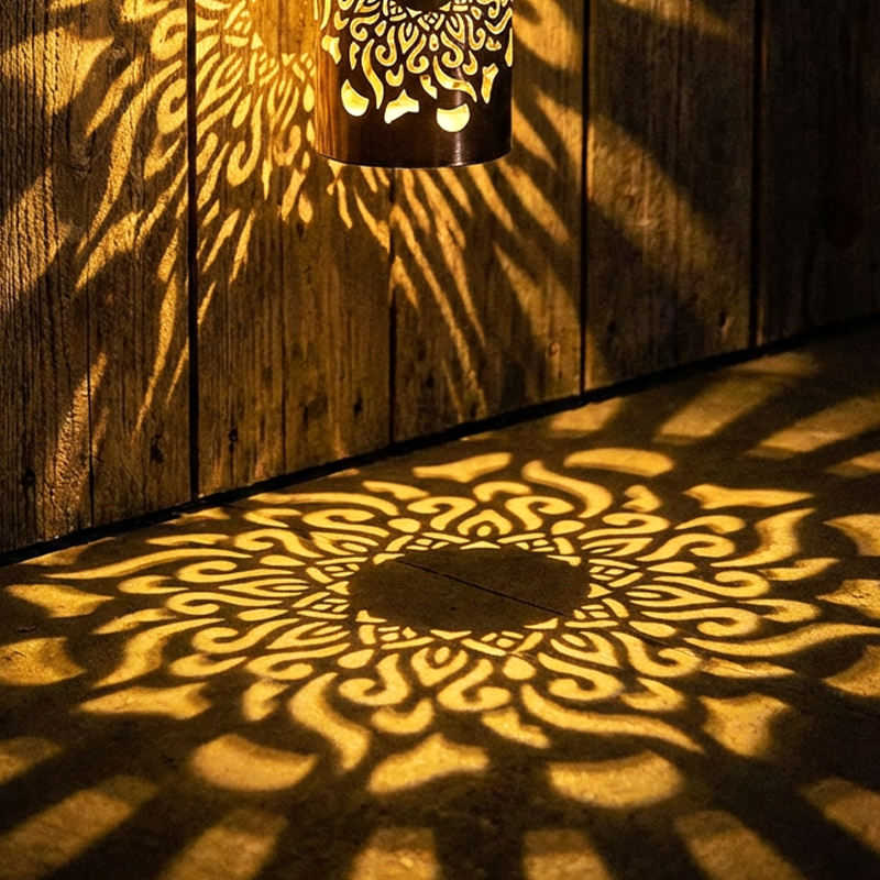 Projecteur Magique de mandalas à énergie solaire