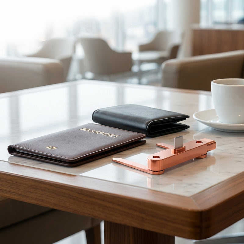 Adaptateur Magique de Charge Rapide 240W avec Support Téléphone Pliable à 360° – Compatible USB-C, Compact & Multifonction 🔌📱