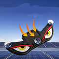Feu Magique d'avertissement LED « Œil du diable » à énergie solaire